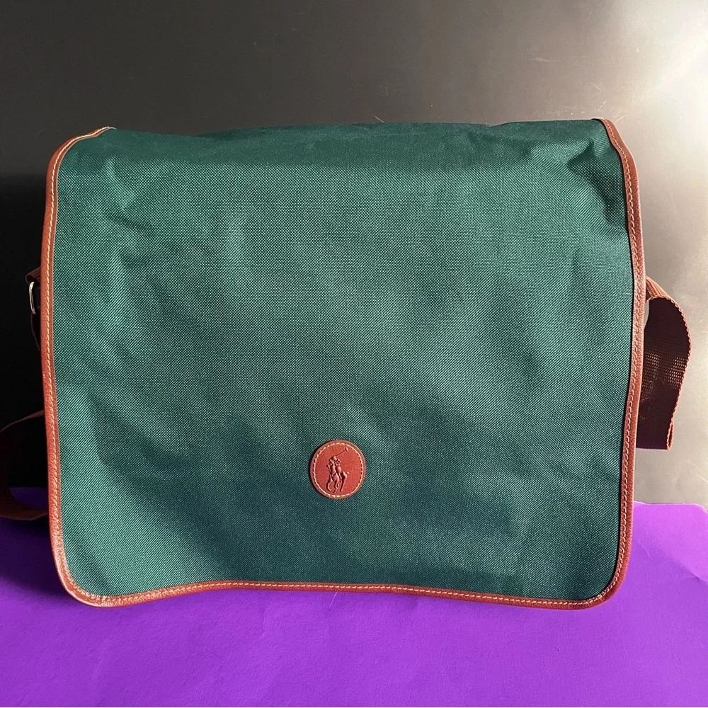 Polo Ralph Lauren Canvas Crossbody Messenger Bag